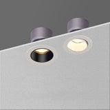 LED Recessed Spotlight Lamp Angle Adjustable Home Spotlight 75mm Hole Ceiling Downlight Minimalist Living Room Background Wall