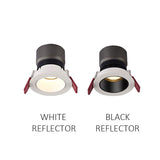 LED Recessed Spotlight Lamp Angle Adjustable Home Spotlight 75mm Hole Ceiling Downlight Minimalist Living Room Background Wall