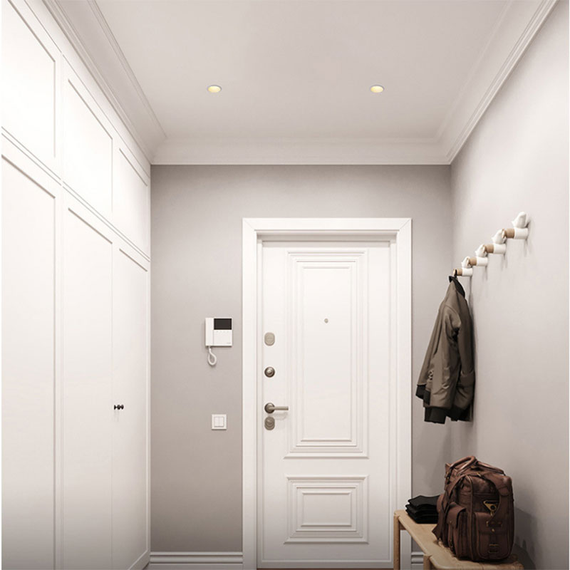 LED Recessed Spotlight Lamp Angle Adjustable Home Spotlight 75mm Hole Ceiling Downlight Minimalist Living Room Background Wall