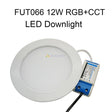  6W 9W 12W 15W 18W RGB+CCT LED Downlight Dimmable FUT062 FUT063 FUT064 FUT065 FUT066 FUT068 FUT069