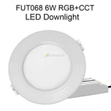  6W 9W 12W 15W 18W RGB+CCT LED Downlight Dimmable FUT062 FUT063 FUT064 FUT065 FUT066 FUT068 FUT069