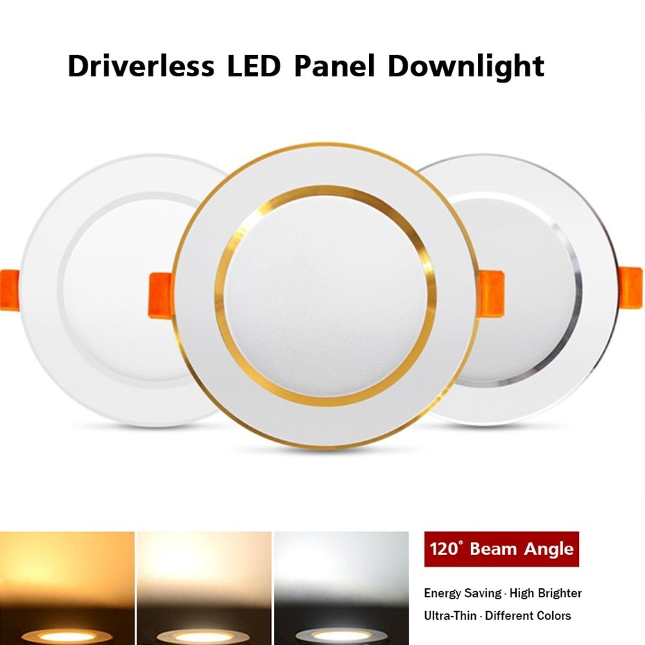 LED Downlight 12W 9W 7W 5W Recessed LED Ceiling Lamp AC 220V 230V Spot light led Indoor Lighting Warm White Cold White