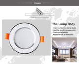 LED Downlight 12W 9W 7W 5W Recessed LED Ceiling Lamp AC 220V 230V Spot light led Indoor Lighting Warm White Cold White