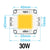 High Power 5pcs LED Lamp Chip 100W 50W 30W 20W 10W DC Light Beads White Warm White COB Chip DIY Floodlight Downlight Stree Light
