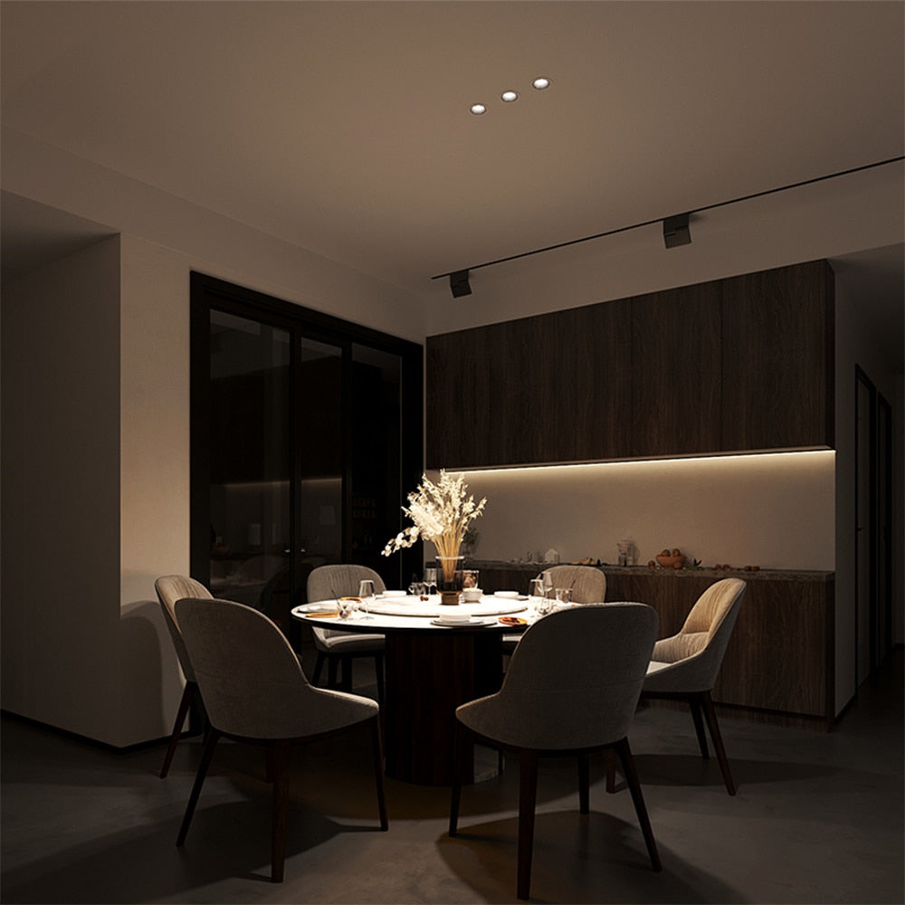 MR.XRZ 7W 10W Recessed Round COB Led Downlights Adjustable Anti Dazzle Ceiling Spot Lights Lamp For Indoor Bedroom