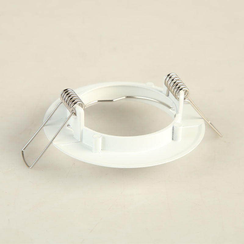 White GU10 MR16 Recessed Ceiling Spotlight Downlight Base Socket IP20 Not Adjustable Diameter 80mm Hole Size 60mm