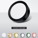 Surface Mounted Ceiling Downlight 220V colorful downlight led lights 3W 5W 7W 9W led spot lights Ceiling Fixtures Lighting