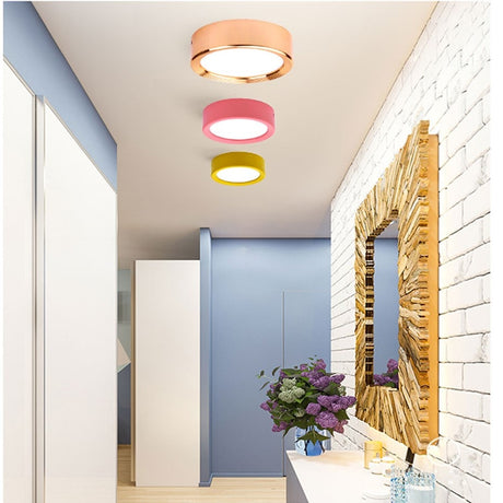 Surface Mounted Ceiling Downlight 220V colorful downlight led lights 3W 5W 7W 9W led spot lights Ceiling Fixtures Lighting