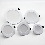 LED Downlight 18W 15W 12W 9W 7W Round Recessed Lamp AC 220V Led Down Light 240V Home Decor Bedroom Kitchen Indoor Spot Lighting