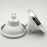 Dimmable LED AR111 Lamp 15W 220V 12V GU10 G53 Base Substitute Halogen Lamps LED Downlight ES111 Bulbs COB Spotlight Warm White