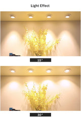 Retractable Led Downlight 15W 10W Recessed Round LED Ceiling Lamp AC 220V 110V For Bedroom Kitchen Indoor LED Spot Lighting