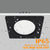 IP65 Led Black Ceiling Lamp Waterproof Downlight Recessed Lights Square Led Spot Lighting For Bathroom Toilet Living Room Foyer