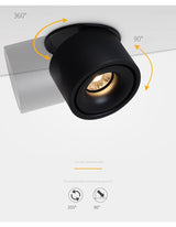 Adjustable Recessed Ceiling Downlights 10W 12W 15W LED Recessed lamp Nordic Spot light for indoor Spot lighting fixture