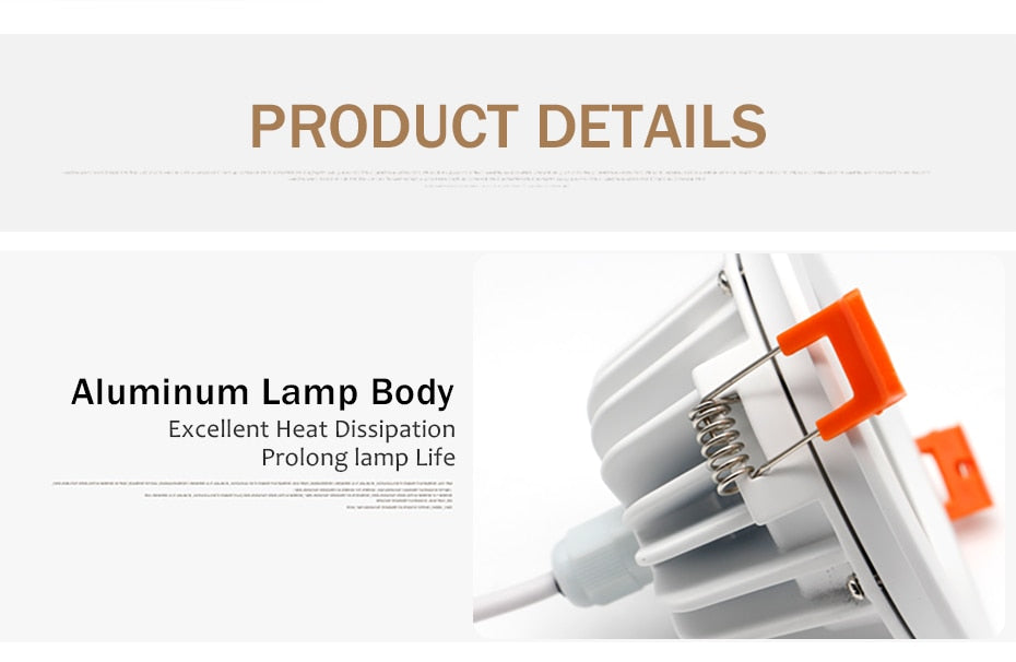 Waterproof LED Downlight 5W 12W 15W IP65 Waterproof Recessed lamp Spot Light AC220V 110V Outdoor Bathroom LED Spot Lighting