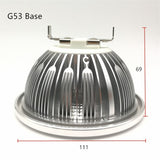 Dimmable  AR111 Lamp  Replace Halogen Lamp 10W 15W G53 GU10 Spot Light AC220V 12V ES111 Warm White Neutral White  LED Downlight