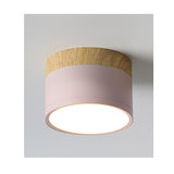 LED Downlight Dimmable 5W 9W 12W Led Surface Mounted Ceiling Downlight Nordic Iron+wood Spot light for indoor Foyer,Living Room