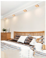 LED Cob 5W/7W Wooden Downlight Nordic Modern Indoor Lamp Aisle Living Room Bedroom Hotel Corridor Ceiling Lamp AC85-265V