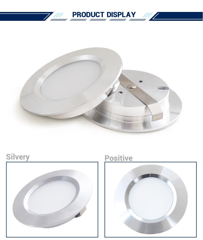 Mini Downlight LED Ultra-Thin 3W 5W 7W Embedded Small Spotlight Ceiling 12V Kitchen Bathroom Mirror Headlights Built in Spotligh