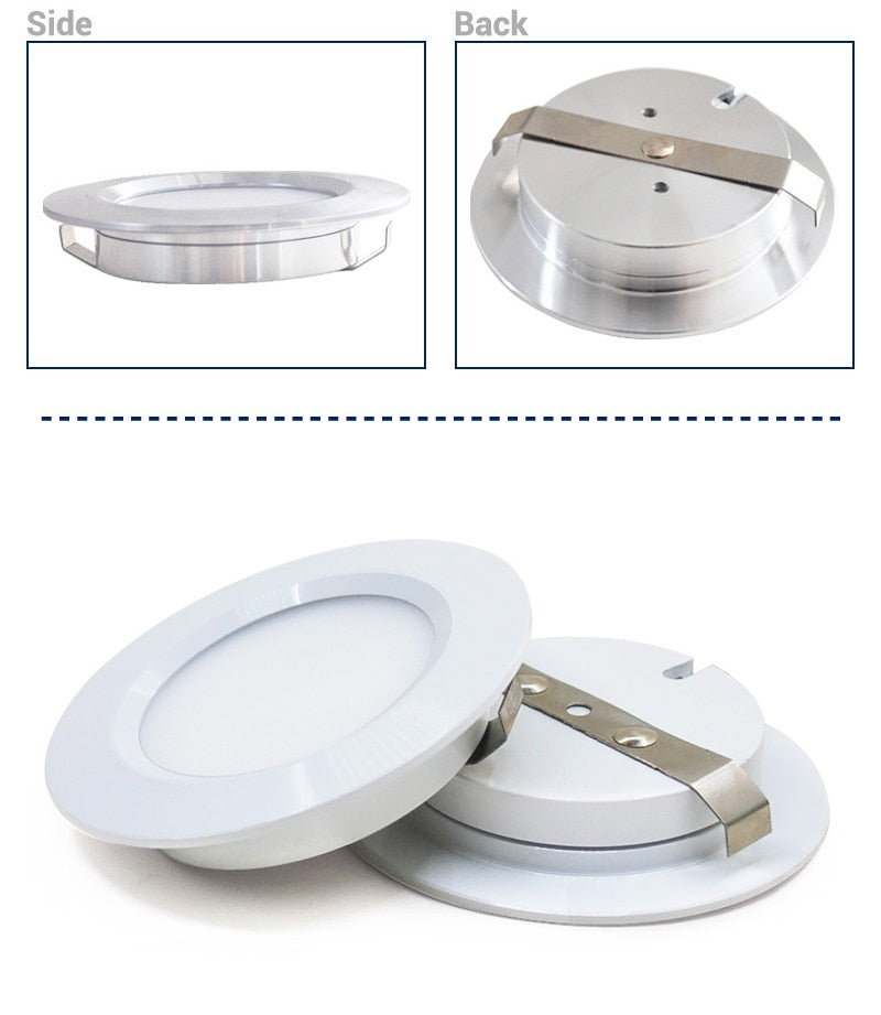 Mini Downlight LED Ultra-Thin 3W 5W 7W Embedded Small Spotlight Ceiling 12V Kitchen Bathroom Mirror Headlights Built in Spotligh