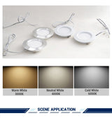 Mini Downlight LED Ultra-Thin 3W 5W 7W Embedded Small Spotlight Ceiling 12V Kitchen Bathroom Mirror Headlights Built in Spotligh