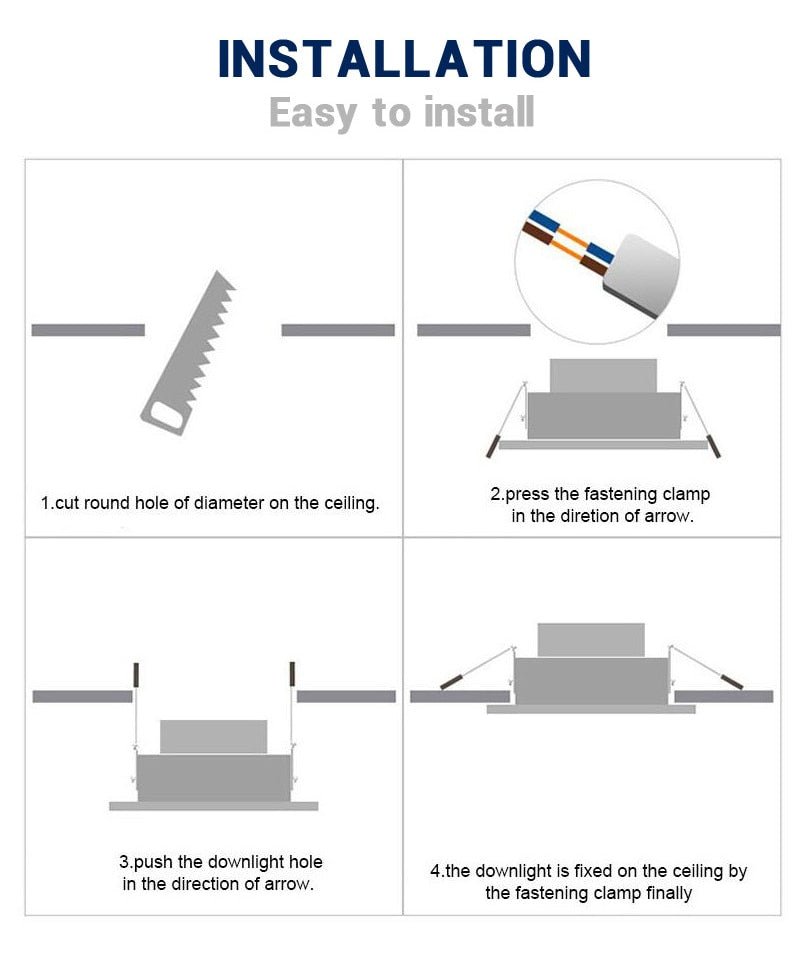 Mini Downlight LED Ultra-Thin 3W 5W 7W Embedded Small Spotlight Ceiling 12V Kitchen Bathroom Mirror Headlights Built in Spotligh