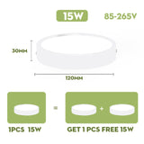 Round LED Panel Lights 15W 20W 30W 50W Downlight 220v LED Surface Ceiling Lamp For Kitchen Lighting