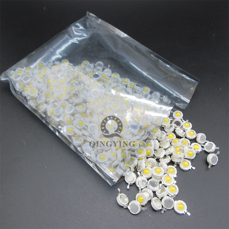 LED Light-Emitting Diode 10pcs 1W 3W High Power LEDs Chip SMD Warm White Red Green Blue Yellow For SpotLight Downlight Lamp Bulb