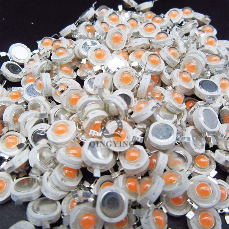 LED Light-Emitting Diode 10pcs 1W 3W High Power LEDs Chip SMD Warm White Red Green Blue Yellow For SpotLight Downlight Lamp Bulb