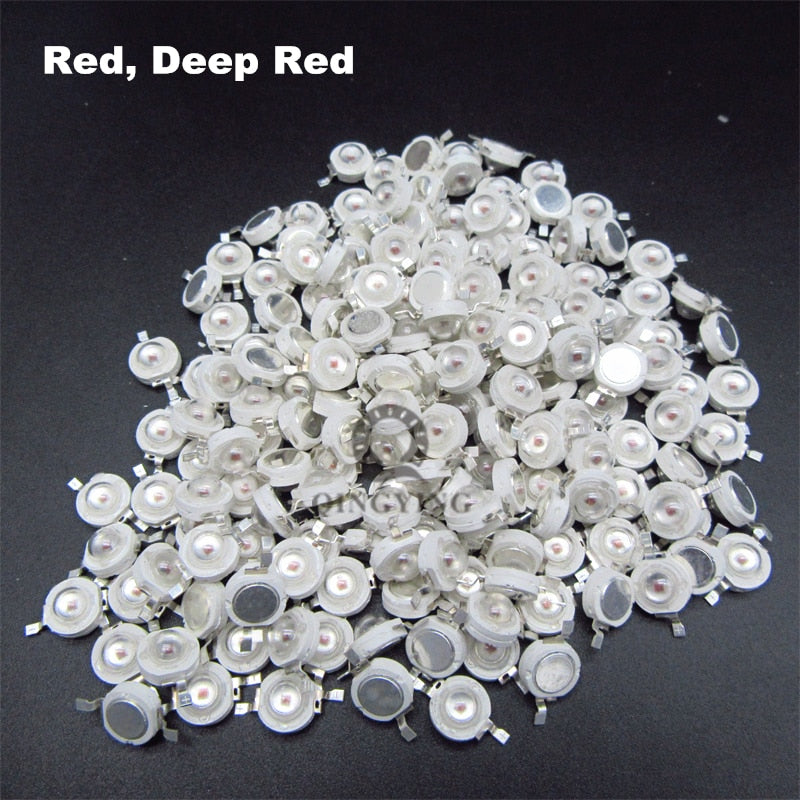 LED Light-Emitting Diode 10pcs 1W 3W High Power LEDs Chip SMD Warm White Red Green Blue Yellow For SpotLight Downlight Lamp Bulb