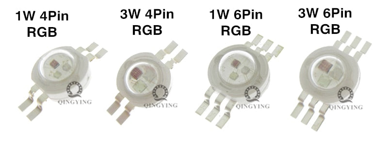 LED Light-Emitting Diode 10pcs 1W 3W High Power LEDs Chip SMD Warm White Red Green Blue Yellow For SpotLight Downlight Lamp Bulb