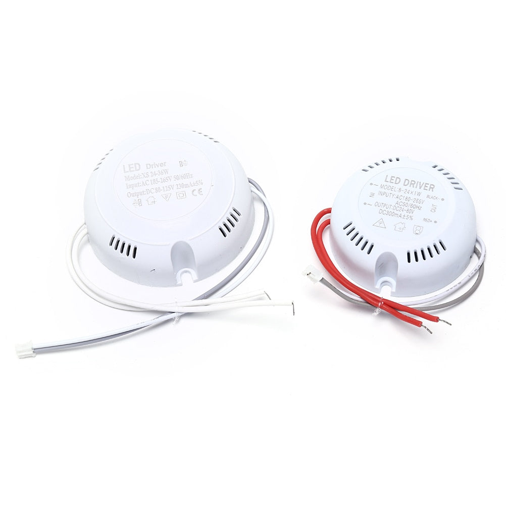 NEW 24W 36W LED Driver, Ceiling Driver,220v Round Driver Lighting Transform For LED Downlights,Lights High Quality