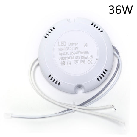 NEW 24W 36W LED Driver, Ceiling Driver,220v Round Driver Lighting Transform For LED Downlights , Lights High Quality