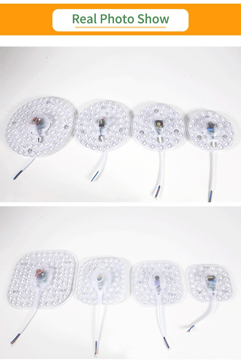 Kaguyahime Magnet LED Module Light Panel For Celling 220V 12W 18W 24W LED Circular Ceiling Spot Downlight Replace Tube Lamp Bulb