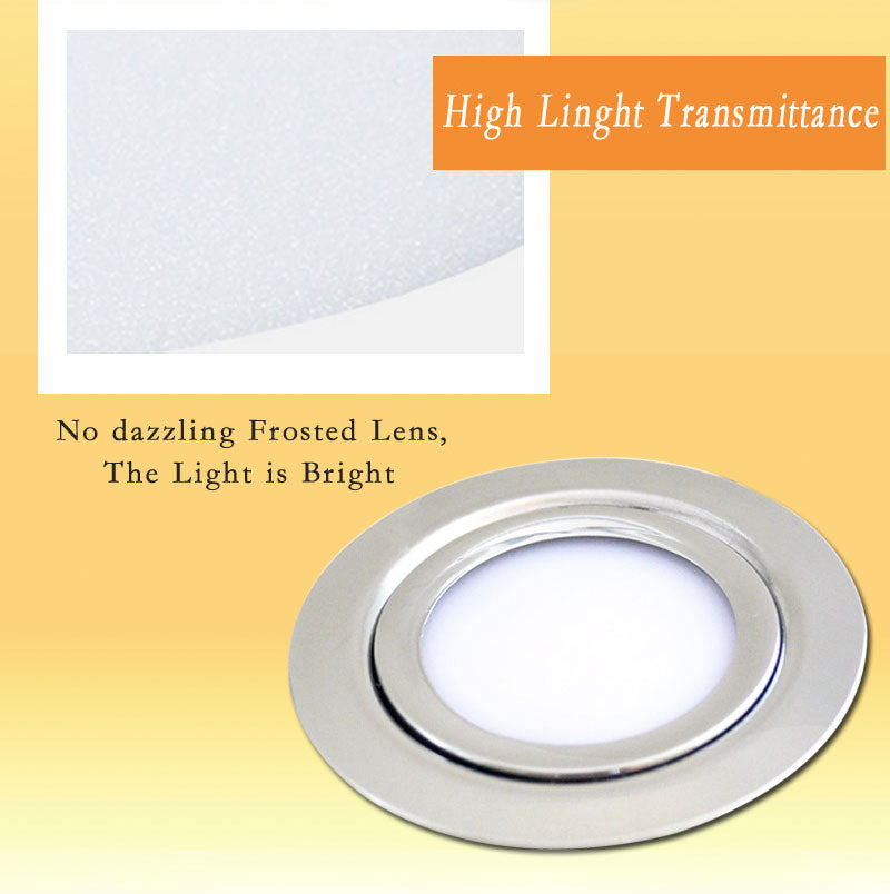 Slim LED Ceiling Downlight Mini Recessed 3W 5W 7W DC12V 14mm Lighting 2inch Hole Cut Embedded Lamp Home Hotel Display  Lights
