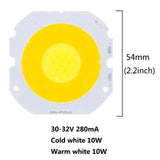 Double bulbs LED 6-30W COB Light Two-color bulb Round lamp LED Bulb Chip SpotLight DownLight Diode Lamps