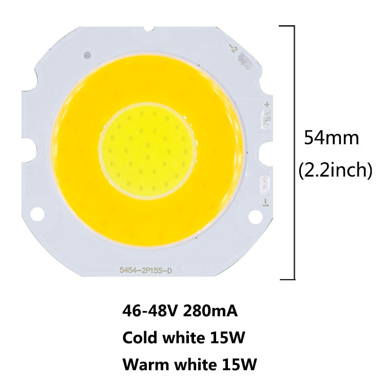 Double bulbs LED 6-30W COB Light Two-color bulb Round lamp LED Bulb Chip SpotLight DownLight Diode Lamps