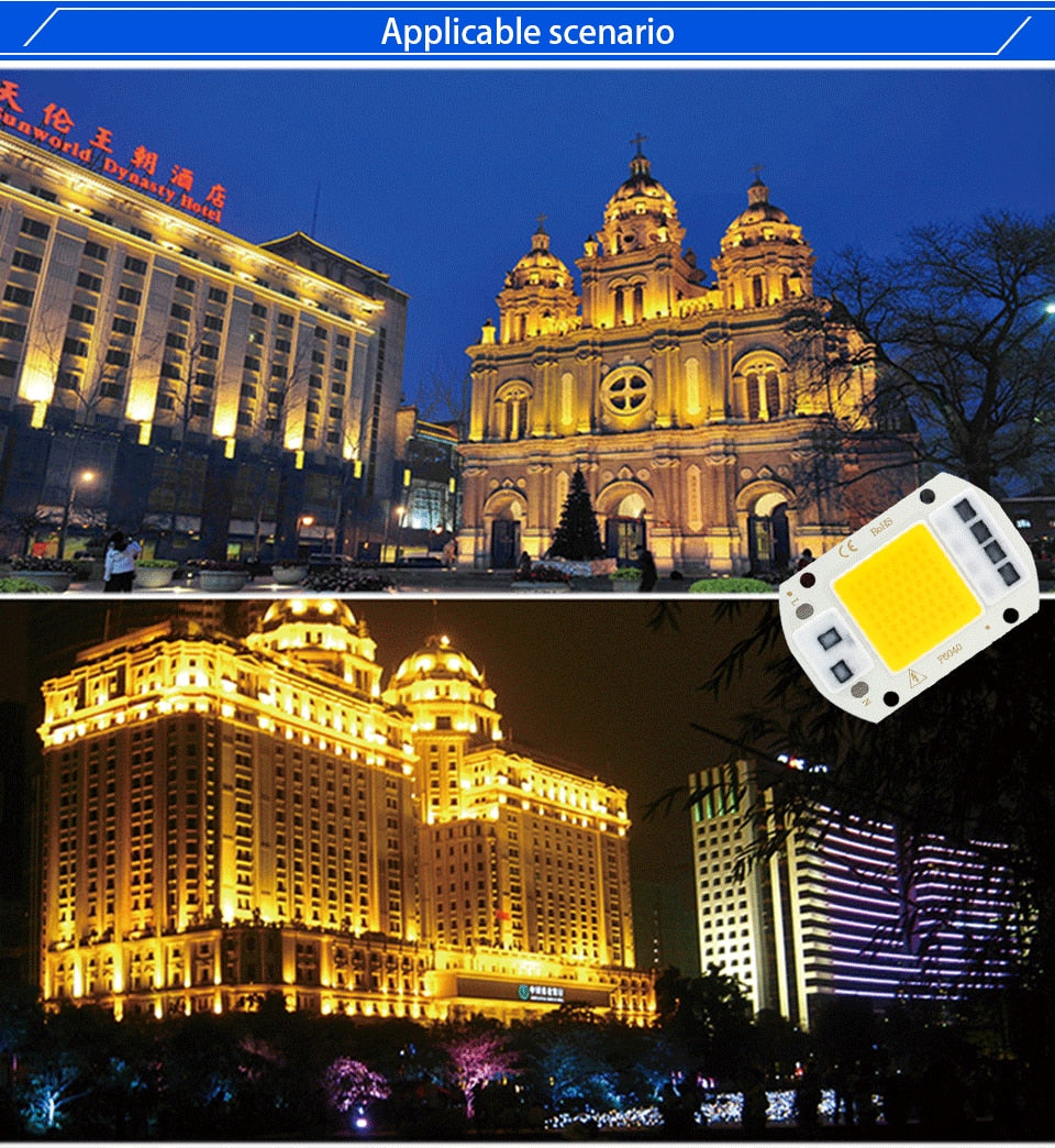 LED matrix 3W 5W 7W 10W 12W 20W 30W 50W smart chip IC lamp for indoor downlight searchlight matrix outdoor spotlight floodlight