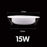 Lqsci LED Downlight 5W 7W 9W 12W 15W Round Recessed Lamp 220V 230V 240V Led Bulb Bedroom Kitchen Indoor LED Spot Lighting