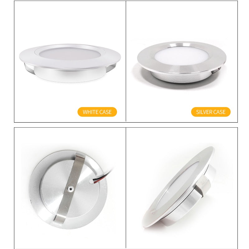 Spot LED Slim Embedded Spotlight Ceiling Downlight 110V-220V Kitchen Cabinet Display Cabinet Bathroom Light  Built-in
