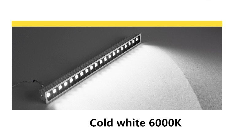 Dimmable LED Downlight Spot Light Line Light Bar Creative Linear Long Strip 10W 20W 30W 40W Living Room Corridor Recessed