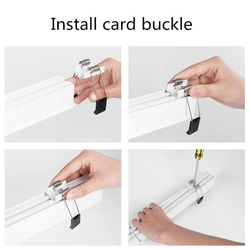 Dimmable LED Downlight Spot Light Line Light Bar Creative Linear Long Strip 10W 20W 30W 40W Living Room Corridor Recessed