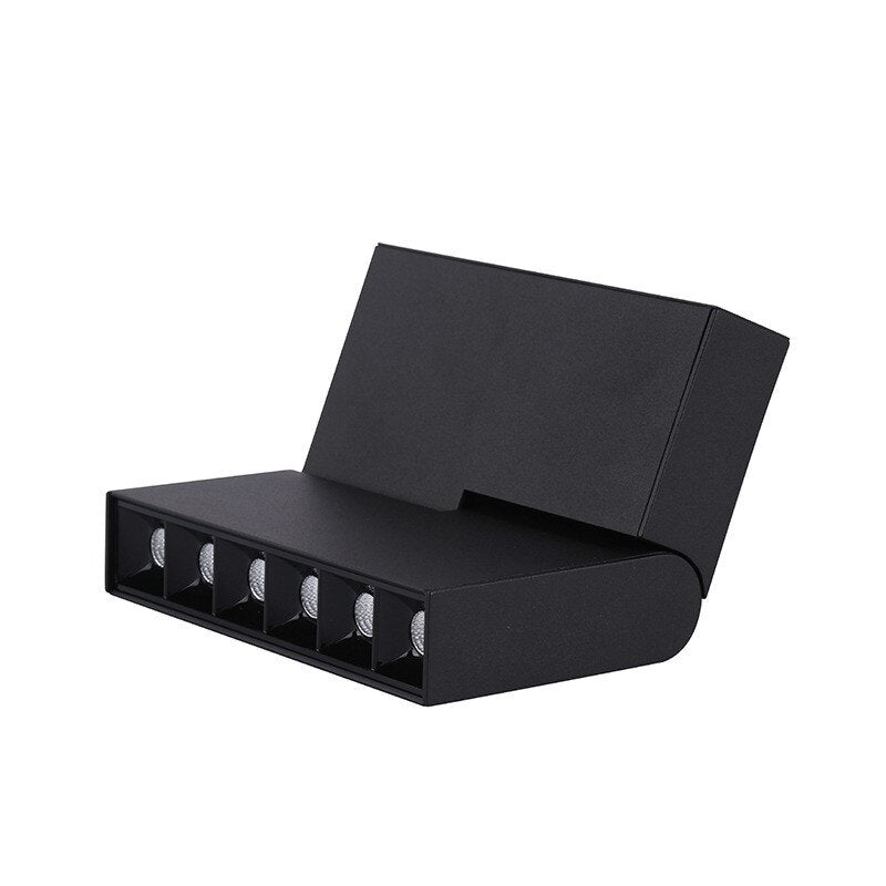 180 degree Foldable LED Ceiling Surface Mounted Downlight 12W Dimmable LED Ceiling Spotlight AC110V-220V + Driver