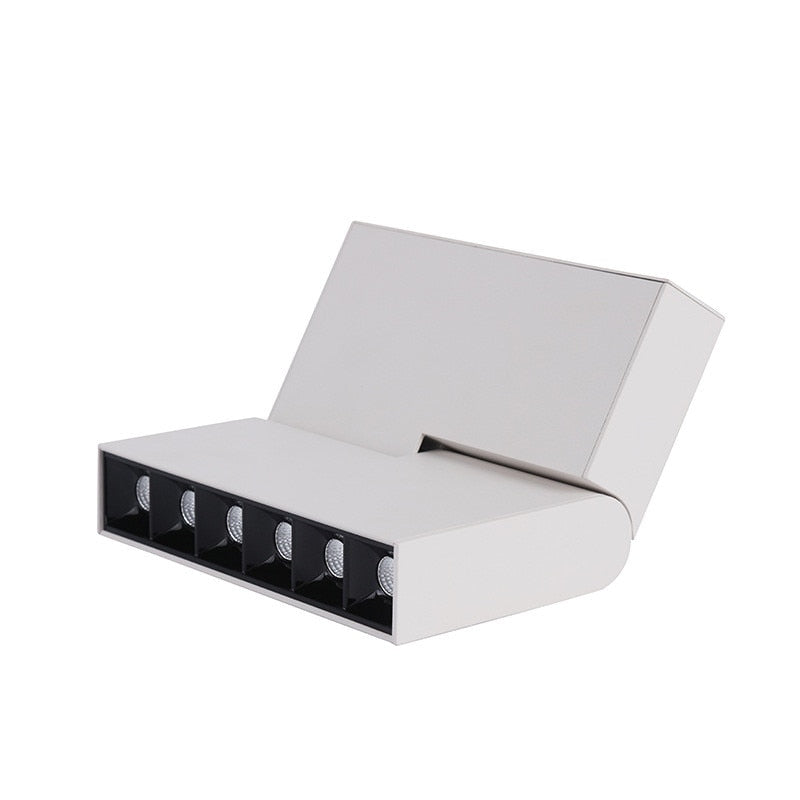 180 degree Foldable LED Ceiling Surface Mounted Downlight 12W Dimmable LED Ceiling Spotlight AC110V-220V + Driver