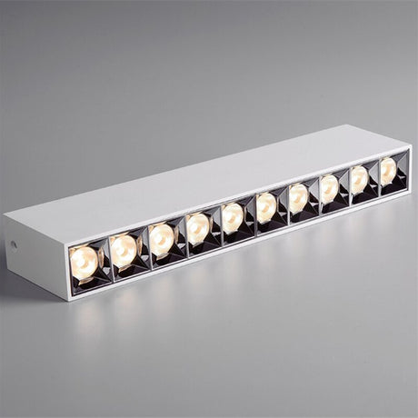 Led Surface Mounted Track Floodlight Anti-glare Long Strip Magnetic Lights Living Room Office Exhibition Ceiling Spot Lighting