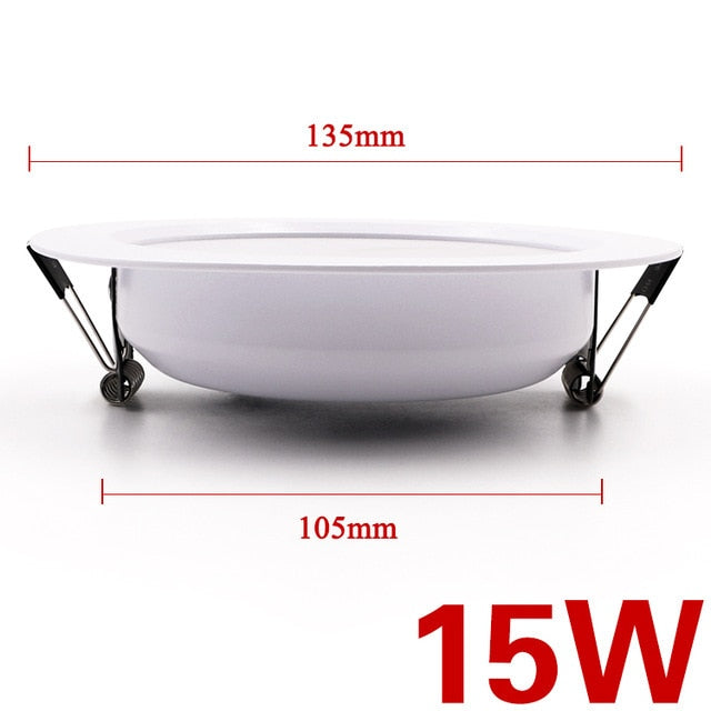 Dimmable LED Downlight Tri-tone light  110/220V Spot  5W 7W 9W 12W 15W Recessed in LED Ceiling Downlight Light Warm white Lamp