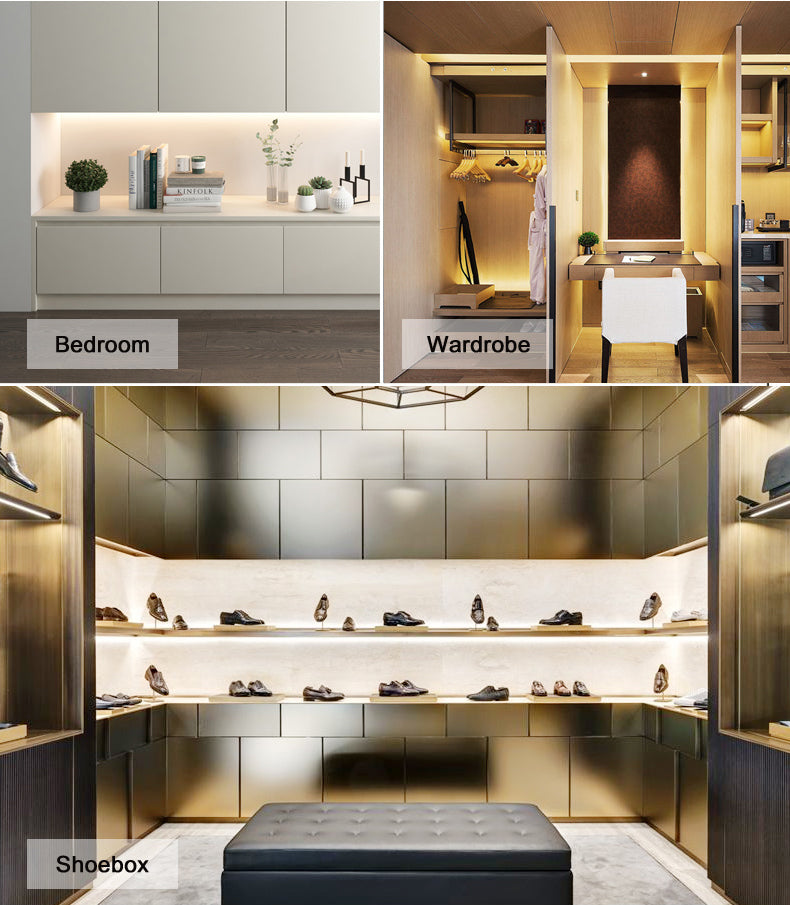 Motion Sensor LED Under Cabinet Light USB Led Strips Flexible PIR Night Light Smart LED Lamp Kitchen Bedroom downlights Lighting