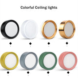 Ultra thin Macaron LED Ceiling Light Fixture Lamp Surface Mount Living Room Bedroom Bathroom Home Decoration Kitchen AC220 230V