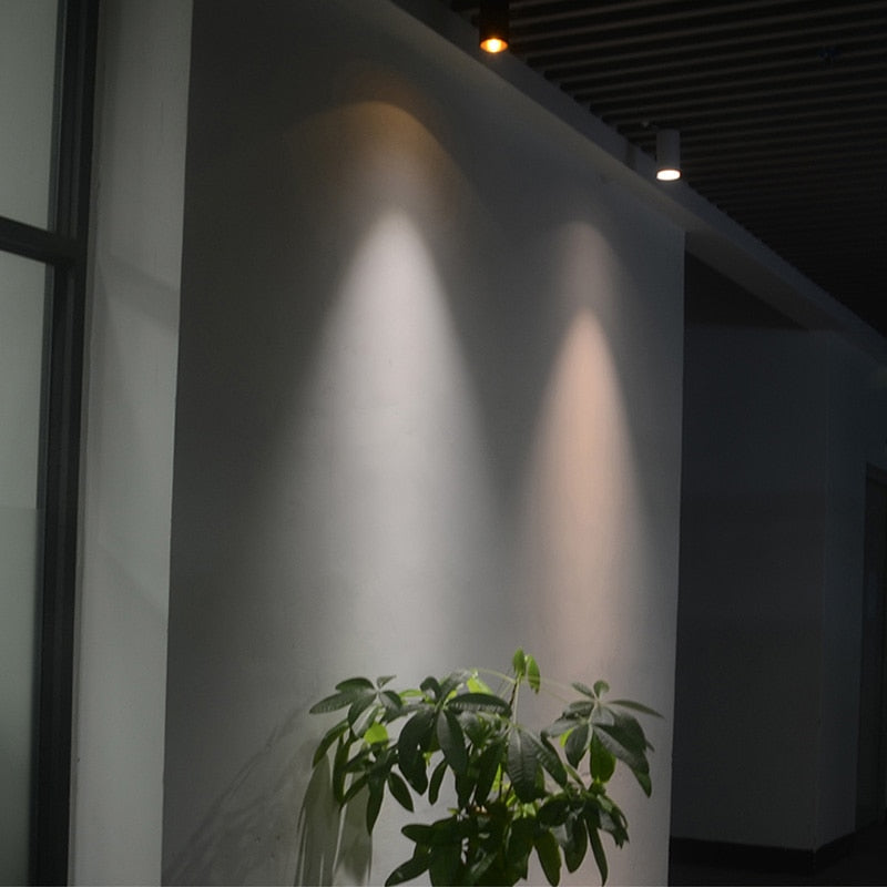 AC85-220V LED Surface Ceiling Light Fixtures For Dining Room Lighting Bar Shop Restaurant Indoor Home Lamp Aluminum Lampshade