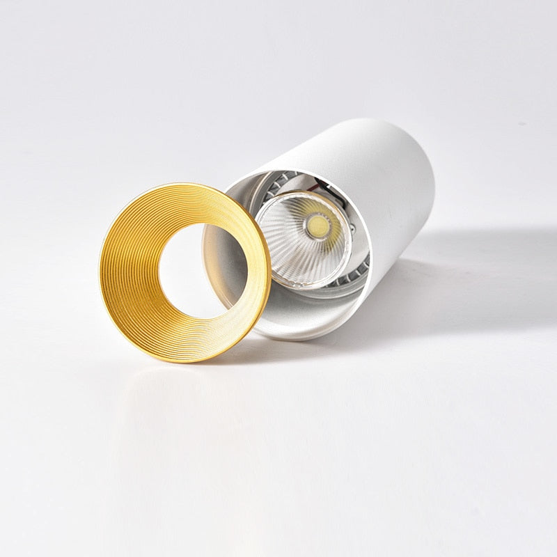 AC85-220V LED Surface Ceiling Light Fixtures For Dining Room Lighting Bar Shop Restaurant Indoor Home Lamp Aluminum Lampshade