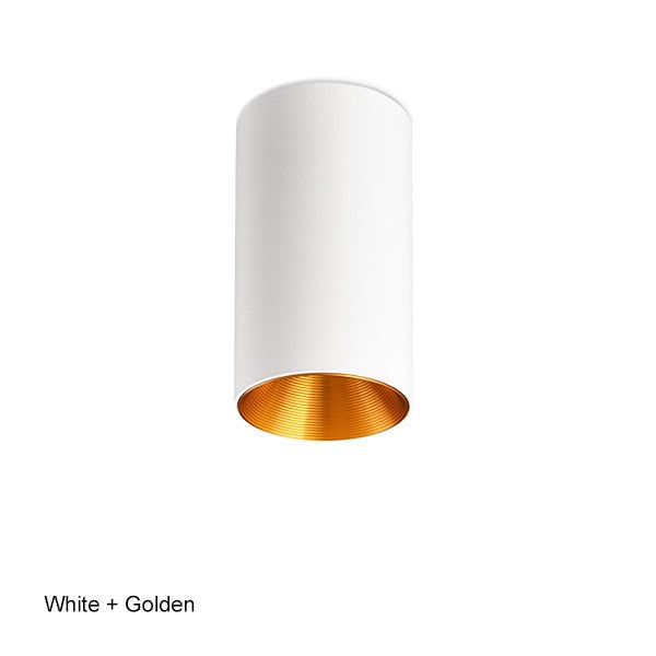 AC85-220V LED Surface Ceiling Light Fixtures For Dining Room Lighting Bar Shop Restaurant Indoor Home Lamp Aluminum Lampshade